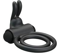 Vibrador clitoris cockring silicona love osmond - Profundidad: 40 mm, Rayon: MUJERES, Couleur: Negro, Ancho: 80 mm, Longitud: 80 mm
