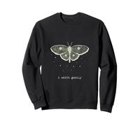 Pretty Moth - i Exist Gently - Mensaje de Identidad Moderno Sudadera