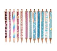 Pretty Pens For Women 6-pieces Ergonomic 1.0 Mm Aesthetic Shimmer Marker