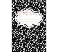 Pretty Pink Composition Notebook: Wide Ruled Lined Paper for School, Journaling, Notes, and Writing | Cute Black & White Marble Cover