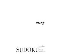 Pretty Pocket Sudoku - Easy - The White Series: Minimal Small Travel Size Puzzle Book