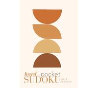 Pretty Pocket Sudoku - Hard Puzzle Book: Small Travel Size 4 x 6 Inches | One Puzzle Per Page | Minimal