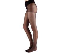Pretty Polly Mallas De Tull Con Patrón De Diamante, Talla Única, Negro