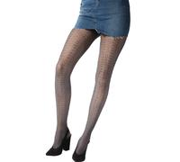 Pretty Polly Mallas Medias De Encaje Delicadas Negro - PNAWB6