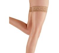 Pretty Polly Nylons 10d Gloss Lace Hold Up Medias, 10 DEN, Beige (Shrr Sherry), Medium (Talla del Fabricante: SM) para Mujer