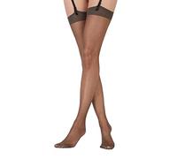 Pretty Polly Nylons 10d Gloss Stockings Medias, 10 DEN, Negro (Blk Barely Black), Medium (Talla del Fabricante: ML) (Pack de 3) para Mujer