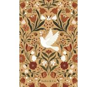 PRETTY PRAYER NOTEBOOK FOR WOMEN: Christian Floral Lined Journal with White Dove for Bible Study, Scripture, Sermon Notes & Daily Writing (6x9, Cream Paper)