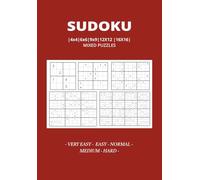 Pretty Sudoku A5: Sudoku A5 | Mixed Puzzles | 5.8x8.3 Inches, a5 size 110 pages | 50+ Very Easy to Hard Puzzles | Solutions Included