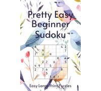 Pretty Sudoku Puzzle Book:: Pretty Cover Book with Easy Puzzles | 6x9 Inches, 110 Pages | 50+ Puzzles | Solutions Included
