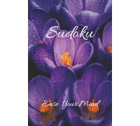 Pretty Sudoku Puzzle Book: Sudoku Puzzles for ADHD | Help Calm the Mind, Relax, and Focus | 6x9 Inches, 110 Pages | 50+ Puzzles | Solutions Included