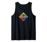 Pretty Sure I Was Born Sarcastic Funny Retro Geometric Camiseta sin Mangas