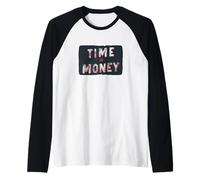 Pretty Time is Money - Disfraz de discurso Camiseta Manga Raglan