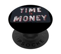 Pretty Time is Money - Disfraz de discurso PopSockets PopGrip Adhesivo