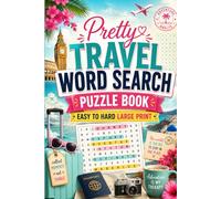 Pretty Travel Word Search Puzzle Book Easy To Hard Large Print, word search books for adults large print,word search books for adults