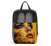 Pretty Woman Face - Bolsa para zapatos de viaje, uso diario, antipolvo, bolsa de almacenamiento para zapatos de golf