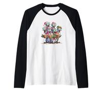 Pretty Zombies Busca Cantante de Navidad Camiseta Manga Raglan