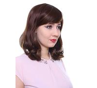 Prettyland C597 - peluca eje exterior semiduros ve la vida natural - marrón claro con hilos finos