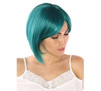 Prettyland Midori Kasugano Midori No Hibi Cosplay Verde Peluca de Pelo Corto Señoras Unisex Bob Liso Wig C1460