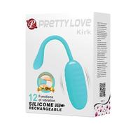PRETTY LOVE SMART KIRK HUEVO VIBRADOR RECARGABLE VERDE CLARO