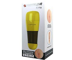 Prettylove Masturbador Kitty Dorado Vagina - 200 gr