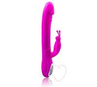 Prettylove Vibrador Butterfly, Rosa - 222 gr