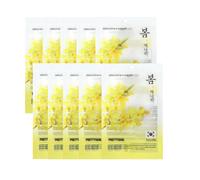 PRETTYSKIN - Hankook Spring Mask Pack - Forsythia - 10pcs Set