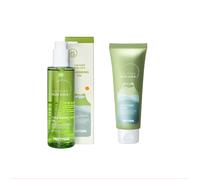 PRETTYSKIN - The Pure Jeju Cica Cleansing Foam - 150ml (1ea) + Cleansing Oil - 200ml (1ea) Set