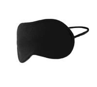 Prettystern Cachemira 2 capas Ojos Antifaz Dormir Máscara de Noche Suave Agradable para la Piel Máscara Ojos Mujer Hombre Unisex negro