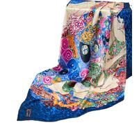 Prettystern P650 90cm Art Nouveau Arte paño pintura impresión hecha de 100% satén de seda Gustav Klimt La Virgen