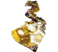Prettystern P746 160cm 160cm bufanda de seda Gustav Klimt Art Nouveau Stoclet-Frie Water Snakes