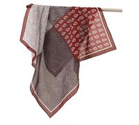 Prettystern Pañuelo de seda y algodón unisex 65/65 cm, bufanda enrollada a mano para el cuello, pañuelo para la cabeza y bandana, bufanda de seda para hombres y mujeres, SC25, 65 cm x 65 cm