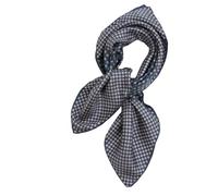 Prettystern Señor Dame Bandana de Seda Pura Handrolliertes Seda Pañuelo Unisex Nickituch, 81B, 53/53 cm, handgerollter Saum