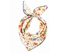 Prettystern Sr. Sra. Bufanda de seda pura bandana de seda enrollada a mano pañuelo de seda unisex Bufanda de nickey, 53/53 cm, handgerollter Saum