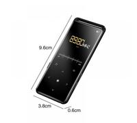 Prettyui1PCS BENJIE M6 Reproductor MP3 Bluetooth 5.0 sin pérdidas Reproductor de audio portátil HiFi con radio FM, lector de libros electrónicos y
