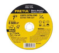 Pretul DICOF-7015P, Disco abrasivo para corte extrafino de metal, uso general, 1.5 mm, 7"
