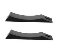 PRETYZOOM 1 Par de Topes de Silicona Negros para Barra de Pesas Soporte Profesional Resistente al Desgaste para Peso Muerto Protección y Amortiguación para Discos de Gimnasio