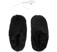 PRETYZOOM 1 Par De Zapatillas Con Calefacción Eléctrica Usb Tecnología De Calentamiento Rápido Almohadilla Calefactora Para Zapatos Mantiene Los Pies Calientes Zapatos De Casa De Felpa