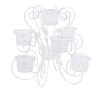 PRETYZOOM 1 Pc candelero Home decoração casa Candle Holder Decoraciones de Escritorio Linterna candelabros de Cena candelabro de Mesa de Comedor Candelabro Decorativo Vidrio