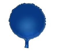 PRETYZOOM 10 Globos Redondos de Aluminio de 18 Pulgadas Azul Reutilizables para Decoración de Bodas y Fiestas Material de Mylar Foil