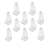 PRETYZOOM 10 Piezas Accesorios para persianas Clip de Ventana ciega Percha ciega Mantenga presionados los Corchetes persianas persianas Corchetes Clips Ciegos de Ventana pompón Transparente