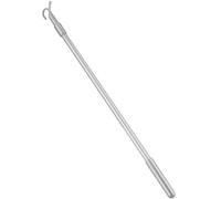PRETYZOOM 10 Piezas Barra giratoria retráctil para Cortinas. Barras Extensibles Persianas Ciego Polos Colgador Barra de dominadas Varilla de ciega Varita de Repuesto ciega Silver