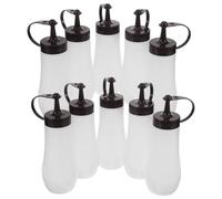 PRETYZOOM 10 Piezas Botella para Llenar Aceite de Lámpara, Frascos de Aceite para Lámparas, 250ml, Plástico, Color Claro, Rellenable, a Prueba de Fugas, para Camping E Iluminación