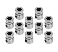 PRETYZOOM 10 Piezas Engranaje de Extrusión de Alto Rendimiento Mk8, Engranajes de Extrusora de Acero Endurecido, Acero Inoxidable, Plata, 1,10x0,80x0,80cm, para Filamento y Impresora 3d,