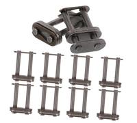 PRETYZOOM 10 piezas Eslabón Cadena Bici Doble Acero Resistente Conexión Rápida para Bicicletas Compatible con Cadenas Estándar
