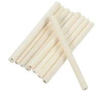 PRETYZOOM 10 Piezas Juguete Natural para Masticar Pájaros Loros de Raíz | Reutilizable y Resistente, Satisface el Instinto de Morder, para Aves y Mascotas, Tono Beige Natural