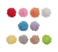PRETYZOOM 10 Piezas Juguetes Gatos Pelota de Felpa Multicolor, Suave | Uso Interior, Interacción y Ejercicio, Fácil de Limpiar, Reduce Aburrimiento Color Aleatorio