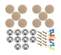 PRETYZOOM 10 Piezas Kit de Grapas para Techo de Coche con Herramienta de Instalación, Clips Metálicos para Reparación de Tela Interior, Fácil Montaje para Modificaciones Interiores