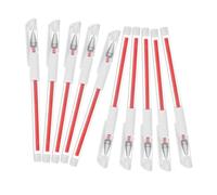 PRETYZOOM 10 piezas Marcador para Cejas Resistente al Agua Doble Punta Fina para Líneas Precisas de Unidades Rojas para Tatuajes y Posicionamiento Profesional