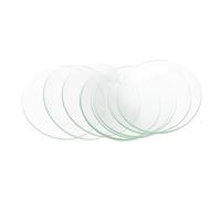 PRETYZOOM 10 piezas Vidrios Planos para Reloj de Laboratorio Transparentes Resistentes Altas Temperaturas Adecuados para Experimentos Científicos Química y Aulas Escolares con Diseño y