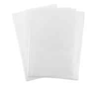 PRETYZOOM 100 Láminas Transparentes de Bordado Solubles Agua 20X30 CM Estabilizador Lavable para Máquina de Coser Soporte Ligero para Patrones y Aplicaciones de Bordado